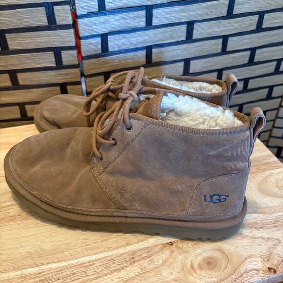 UGG Brown Neumel Chukka Boots Size 12 - Picture 1 of 12